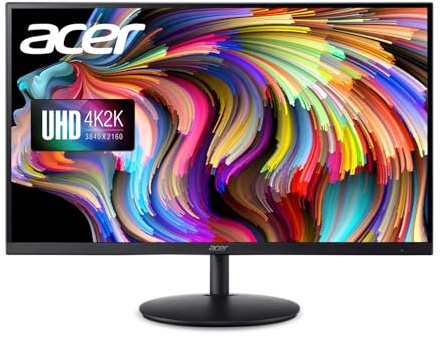 acer SH322QK bmiphux 31.5 UHD 3840 x 2160 Professional Monitor | Adaptive-Sync (FreeSync Compatible) | HDR 10 | ZeroFrame| Height Adjustable Stand with Tilt (USB Type-C, Display Port 1.2 & HDMI 2.0)