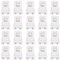 PATIKIL T8 Lamp Holder, 50pcs Non-shunted Tombstone Light Socket G13 Base for LED Integrated Fluorescent Tube Replacements, White