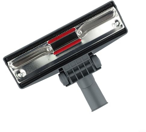 Spazzola per pavimenti da 35 mm con ruote per aspirapolvere Hoover e VAX, compatibile con pavimenti duri e tappeti, design a spazzola retrattile, lunghezza di lavoro 255 mm, larghezza 75 mm, grigio