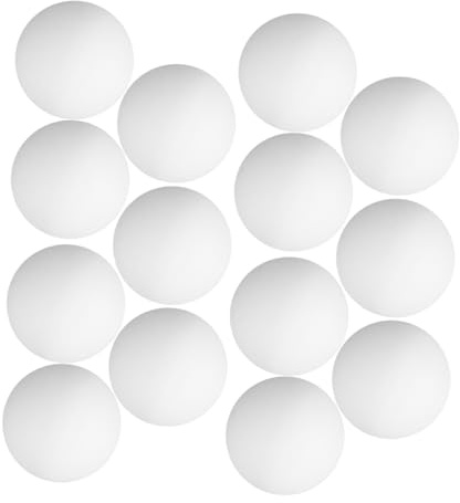 BESPORTBLE 60 pièces Lot de Balles de Pingpong Blanches Plastique pour Entraînement et Petites Compétitions Haute Visibilité Usage Intérieur et Extérieur pour Entraînement et Loisirs
