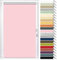 EFIXS Thermorollo Mini - 17 mm - Breiten: 40-100 cm - Höhen bis 220 cm - Hier: 60 cm x 150 cm (Stoffbreite x Höhe) - rosa (062) - OHNE Bohren & verstellbare Klemmträger & Magnete