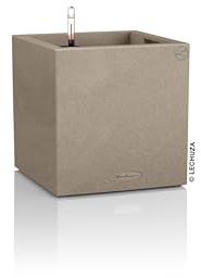 LECHUZA CANTO Stone 40 low sand beige 13721