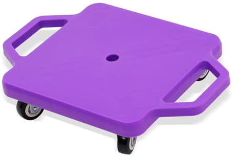 Kids Sitting Scooter Board with Handles, Universal Wheels, Safety Plastic Kids Scooter for Ages 3-12 Manual Sport Scooters for Gym Class Ourdoor or Indoor Play