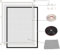 Moustiquaire Magnétique pour Fenêtre, Moustiquaire Fenetre Sans Percage, 120 x 140 cm Moustiquaire DIY, Adjustable, Détachable, Moustiquaire en Fibre de Verre