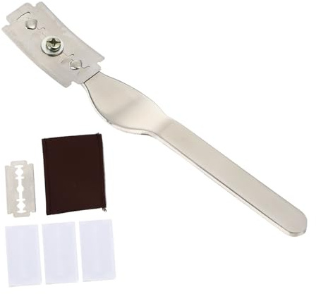 Alipis Juego De Cortadores De Pan Cuchillas De Acero Inoxidable, Herramienta De Cocina para Corte Preciso, Accesorios Funda Protectora, Adecuado para Panadería Casera