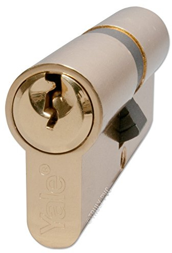 Yale B-ED3030-PB - Euro Cylinder Lock - 30/30 (70mm) / 30:10:30 - Brass Finish - Standard Security