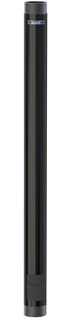 QualGear QG-PRO-PM-2FT-B Pro-AV 1.5 Npt Threaded Pipe, 2' Length Projector Accessory, Black