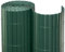 NOOR PVC Sichtschutzmatte - wetterfester Sichtschutzzaun für Balkon, Terrasse und Garten - stabile Balkonverkleidung als Sichtschutz - einfache Montage der Zaunblende - Grün 180 cm x 10 m
