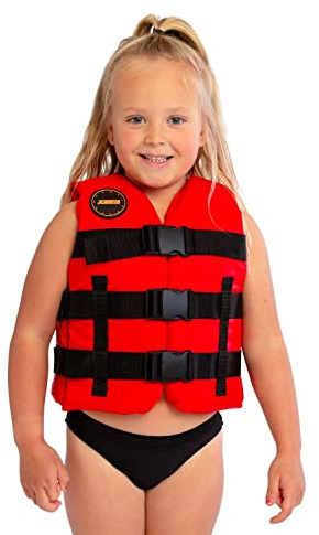 Nylon Life Vest Kids Rood
