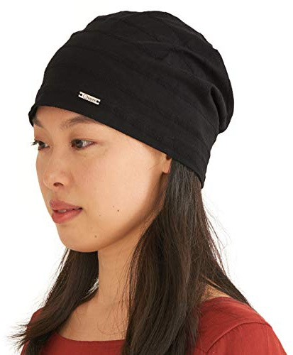 CHARM Berretto Estivo Leggero da Donna, Nero L