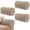 CECOMBINE Armrest Chair Covers, Set of 4 Stretch Armrest Chair Anti-Slip Furniture Protector Slipcovers Chair Sofa Couch Protector Stretch Fit for Armchairs Sofa Couches Recliner (Sand)