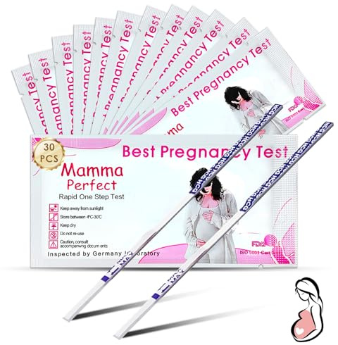 30 Pezzi Test Di Gravidanza Precoce, Test di Gravidanza Confezionati Singolarmente, Veloce test Gravidanza Precoce, Affidabile Pregnancy tests, Rilevamento rapido