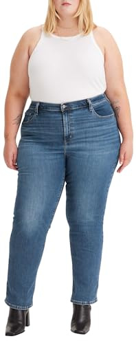 Levi's Plus Size 724 High Rise Straight Jeans Femme Blue Wave Mid Plus 22 S