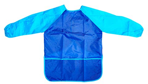 TSI Malschürze für Kinder 60 x 44 cm, Farbe blau/hellblau, Art. Nr. 49283-B