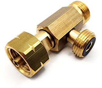Adaptateur LPG GPL européen pour bouteille de gaz LKF femelle 21,8 mm vers deux prises mâles 21,8 mm