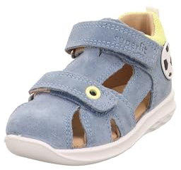 Superfit Jungen Bumblebee Sandale, Blau Gelb 8010, 26 EU