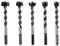 KEWAYO Forstnerbohrer 1/4 Hex Shank verlängerte Wolfram -Carbid -Spitze Twist Forstner Bohrer 16-25mm für Holz