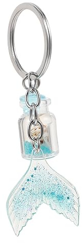 Cabilock Llavero De Botella Deseos Llavero De De Sirena Adorno Colgante Para Bolso Que La Oscuridad Para Despedida De Soltero Hombre