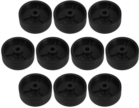 jojofuny 10 Unidades Ruedas Plásticas de Repuesto para Calentador de Patio de Ruedas Giratorias Antideslizantes para Accesorios de Reparación de Aparatos Exteriores