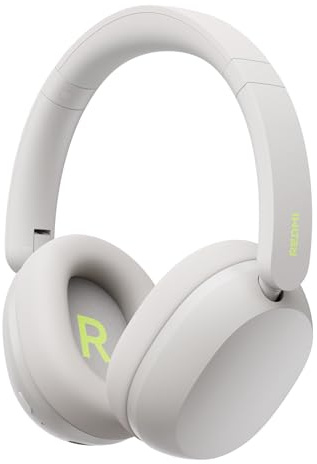 XIAOMI Redmi Headphones Neo Auriculares Bluetooth de Diadema, Active Noise Cancellation Adaptativa 42 dB, 72 h de Batería, Audio Hi-Res con Cable, Graves Potentes, 3 Micrófonos IA, Fast Pair, Blanco