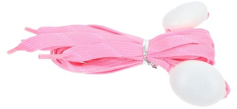 Warmhm 1par Cordones LED Fluorescentes para Zapatillas de Adulto Luminoso Rosa Planos para Zapatos de Patinaje y Uso Casual Nocturno