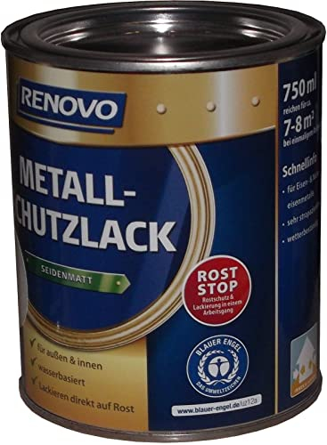 Hammerite Metall-Schutzlack matt Grundierung Rostschutz anthrazitgrau Sparpaket, 2 x 750 ml
