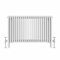 NRG Traditional 4 Column Horizontal Radiator 600x1010mm Gloss White Central Heating Radiators