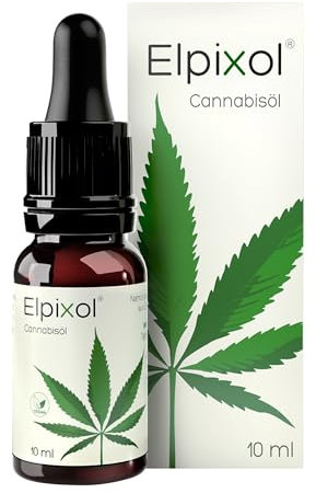 Elpixol® Hanföl Tropfen - Hochdosiert mit Omega 3-6-9 (10ml) - 100% Hanfsamenöl Nativ und Kaltgepresst - 30mg veganes Omega 3 pro Tropfen - Laborgeprüft & Natürlich