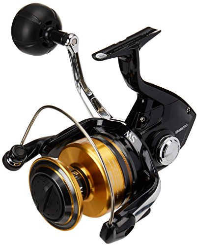 Shimano Socorro 6000F SW Offshore Spinnrolle, schwarz / goldfarben