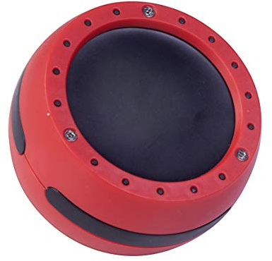Halilit Hi-Lo Hand Shaker. Hand Percussion Musical Instrument. Percussionists of All Levels. Teens & Adults. Durable Easy Grip (Red)