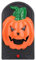 VBESTLIFE Halloween Doorbell, Halloween Horror Doorbell with Light Sound Decoration Prop for Bar Haunted House Escape Room(Pumpkin Shape)