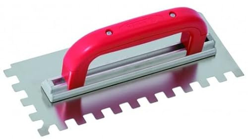 SOFOP TALIAPLAST - Platoir à colle inox 28x11 dents carrées 12mm