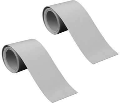 Muzboo PVC Boat Patch, Two Rolls with Glue, Kayak Patch and Inflatable Boat Patch Kit Grey