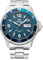 Orient Sports Kamasu Arabic - Orologio Da Uomo Automatico a Carica Manuale Impermeabile Bracciale e Cassa In Acciaio Metallizzato Quadrante Blu - RA-AA0818L39B RA-AA0818L