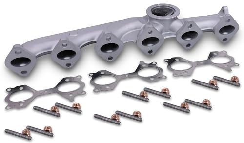 BESTPRICE Kit collecteur d'échappement Compatible avec BMW 3 (E90),3 Cabriolet (E93),3 Coupe (E92),3 Touring (E91),5 (E60),5 Touring (E61),7 (E65, E66, E67),X3 (E83),X5 (E70),X6 (E71, E72)