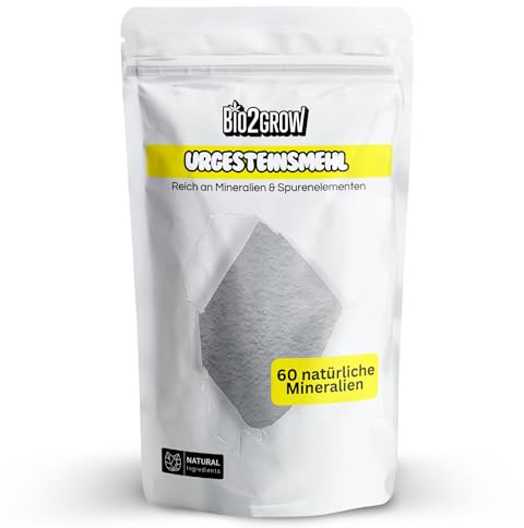 Bio2grow Urgesteinsmehl 1KG - Bodenverbesserer & Pflanzenstärkung - Natürlich & nachhaltig