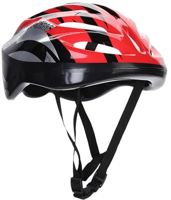 Generisch Casco da bicicletta, leggero, attrezzatura di sicurezza ammortizzante, ventilato, protezione multisport per bicicletta, pattinaggio, scooter, sci obliquo, attività all'aperto