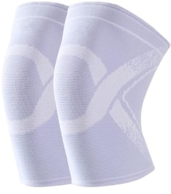 MIRKUZI 1 pair of knee pads for volleyball, unisex, elastic, comfortable and high protection, ideal for children, running, handball, football and other sports.