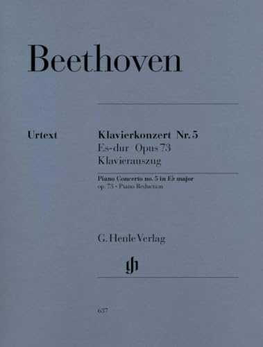Concerto for Piano and Orchestra E Flat Major Op. 73, No. 5 (Multilingual Edition)