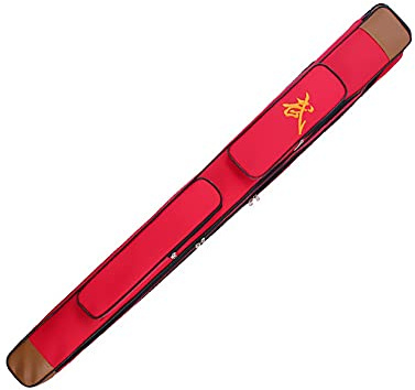 GOONSDS Borsa per spada a doppio strato - Borsa multifunzionale per armi per arti marziali Kung Fu Taichi Sword,Rosso,118