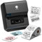 Phomemo M221 Etikettendrucker - Bluetooth Barcode Etikettendrucker, Beschriftungsgerät Unterstützung mit Phones&PC, Labeldrucker für Zuhause, Einzelhandel, QR-Code, Logos, Büro, Kleinunternehmen, Grau