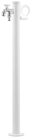 FONTANA A COLONNA CON PORTAGOMMA E DOPPIO RUBINETTO 42/SRR