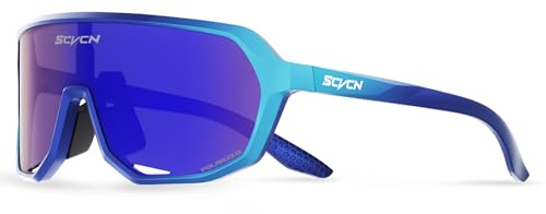 SCVCN Polarizadas Gafas Ciclismo Protección UV400 TR90 Deportivas Mujer Hombre Para MTB Ciclismo BMX Pesca Carrera Golf Conducción Softball Y Otros Deportes Al Aire Libre 16