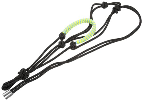 Kichvoe Cabestro para Caballos Ajustable de Nailon Trenzado Resistente, Cuerda Multi-Nudo Portátil para Entrenamiento y Uso al Aire Libre, Equipo Profesional para Montar, Color Aleatorio