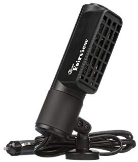 Caframo Fairview 9303, 12-Volt Windshield Defogger, Black, 6.75” x 2.5” x 4.0”