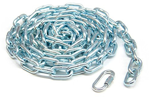 KingChain 698351 zinkpläterad 30 bevis spiralkedja