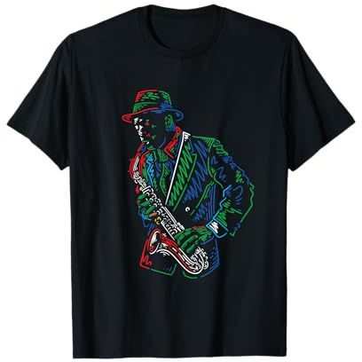 Saxo Cadeau Pour Le Musicien De Jazz Saxophone T-Shirt