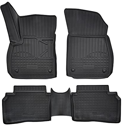 Norm Liners 3D Gummimatten passend für Opel Insignia B ab 2017 5tlg, Allwetter TPE Fußmatten mit hohem Rand Passform rutschfest Geruchsneutral Schwarz