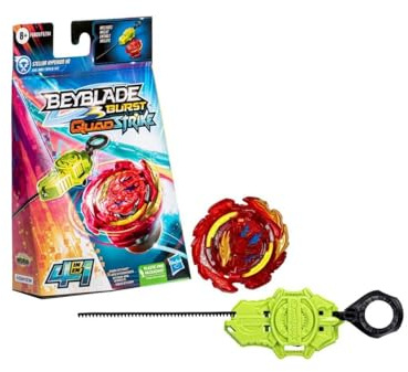Beyblade Burst QuadStrike, Startpaket med Stellar Hyperion H8 tävlingssnurra och starter