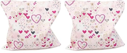Grünspecht Traubenkern-Kissen 12x12cm, Wärmekissen für Babys & Kleinkinder, bei Blähungen & Bauchschmerzen, rosa (152-V1) (Packung mit 2)